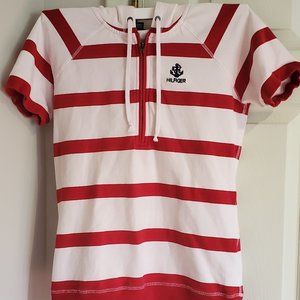 Tommy Hilfiger Short sleeve 3/4 zip hoodie